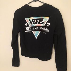 Long sleeve crop top